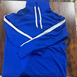 No Boundaries Men’s Royal Blue Hoodie with White Accents. BRAND NEW